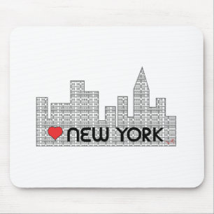 Love NEW YORK Mouse Mat