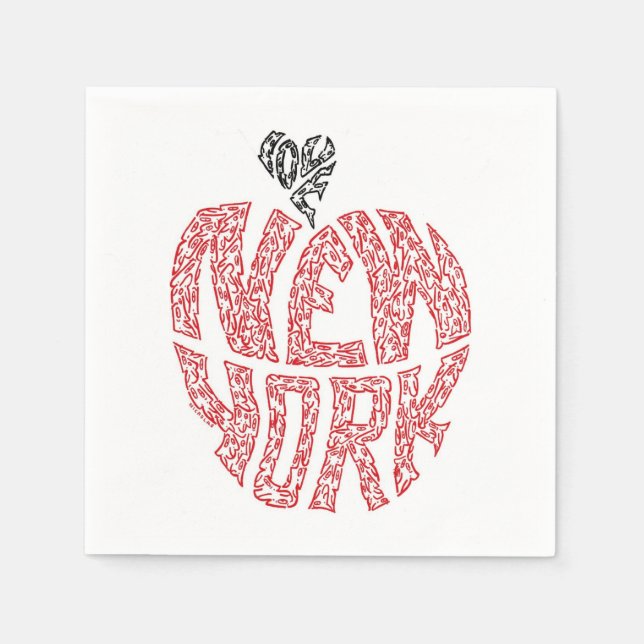 LOVE NEW YORK NAPKIN (Front)