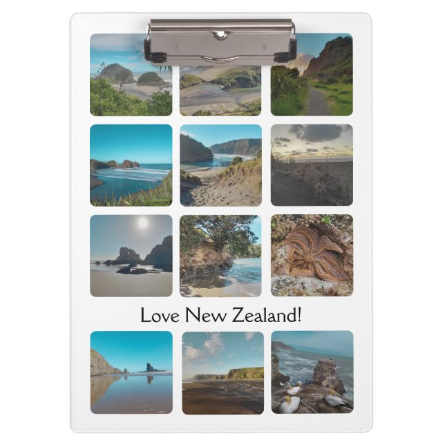 Love New Zealand Instagram Gallery Clipboard (Front)