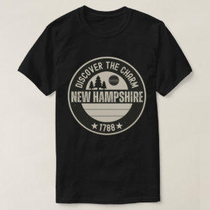 Love NH - New Hampshire Map Souvenir T-Shirt