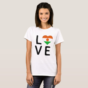 Love - Niger Flag T-Shirt