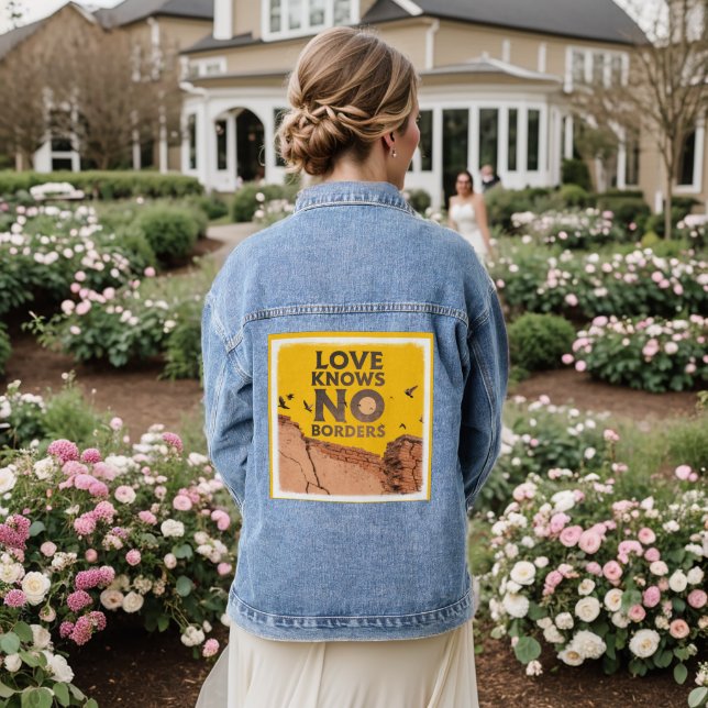 love no denim jacket (Wedding Back)