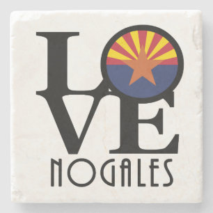 LOVE Nogales Arizona Stone Coaster