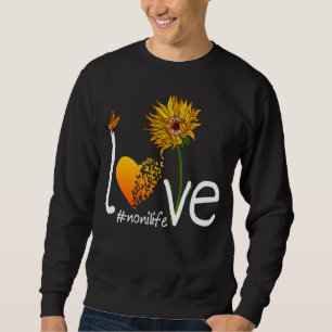Love Noni Life Grandma Butterfly Sunflower Graphic Sweatshirt