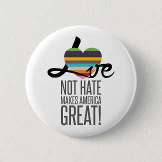 Love Not Hate (SWM) Round Button