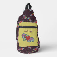 Love Note: Doodle Heart Music Lovers Name Yellow