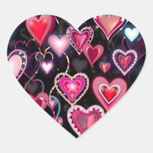 Love Note Heart Sticker