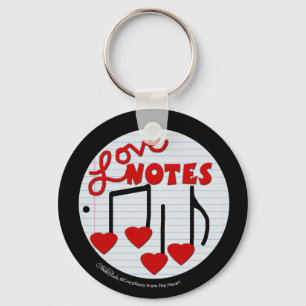 Love Note musical Key Ring