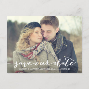Love Note Save the Date Postcard