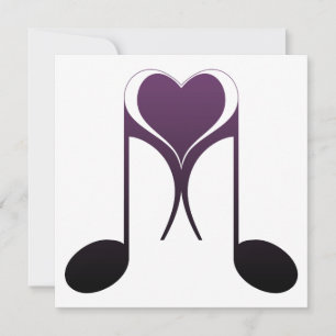 love notes : 8th note invitation