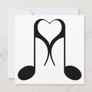 love notes : 8th note invitation