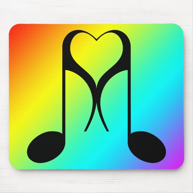 love notes : 8th note : mouse mat (Front)
