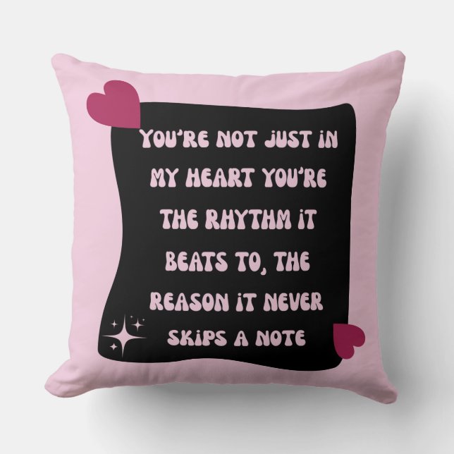 Love Notes Cushion (Front)