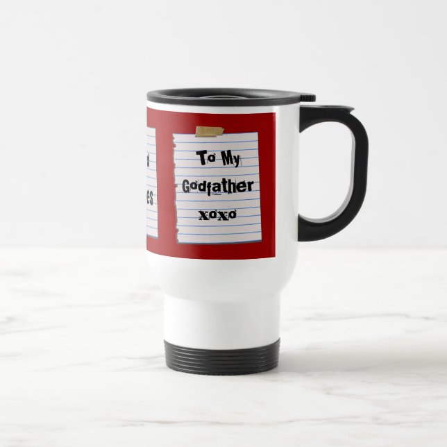 Love Notes For Godfather Mug (Right)