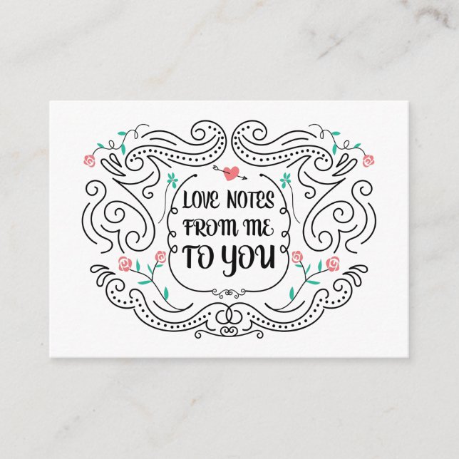 Love Notes From Me To You (Front)