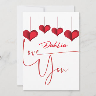Love Notes: Personalised Valentine's Day Invitation