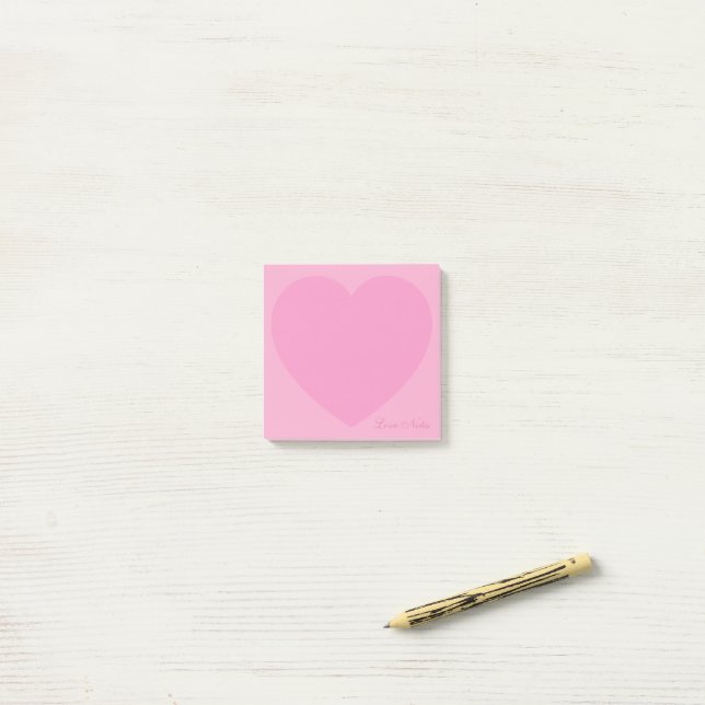 Love Notes Post-it (On Desk)