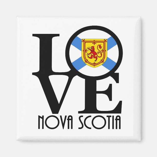 LOVE Nova Scotia Magnet (Front)