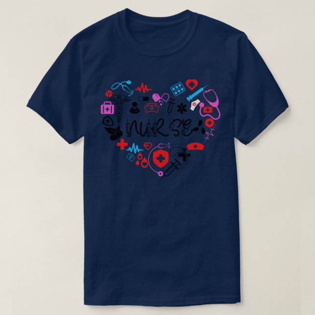 Love Nurse 4 T-Shirt (Design Front)