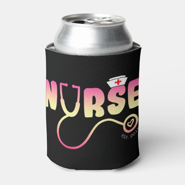 Love Nurse Funny According to Jean Watson "Caring  Can Cooler (Can Front)