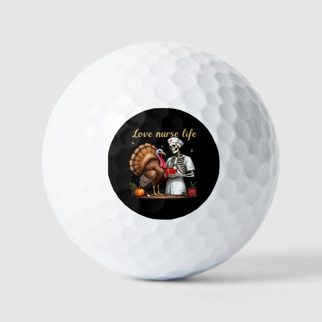 Love Nurse Life Celebrate Your Passion for Nursing Golf Balls (Front)