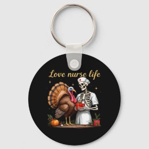 Love Nurse Life Celebrate Your Passion for Nursing Key Ring