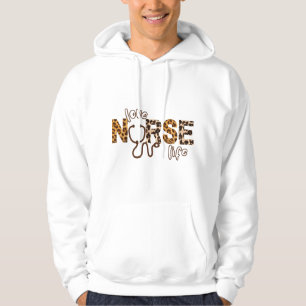 Love Nurse Life Cheetah 3 Hoodie