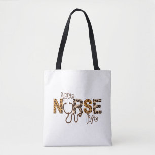 Love Nurse Life Cheetah 3 Tote Bag