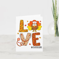 Love Nurse Life Fall Cvicu Nurse Turkey Thanksgivi