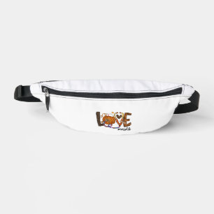 Love Nurse Life Pumpkin Leopard Fall Halloween Bum Bags