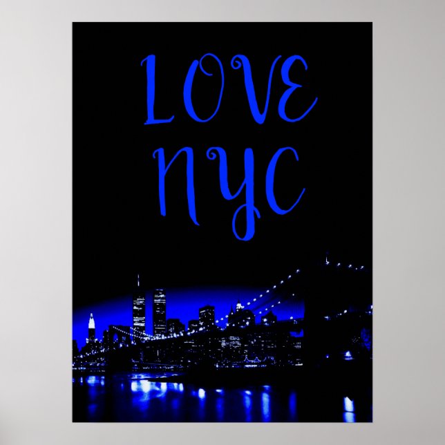 Love NYC Manhattan New York City Poster (Front)