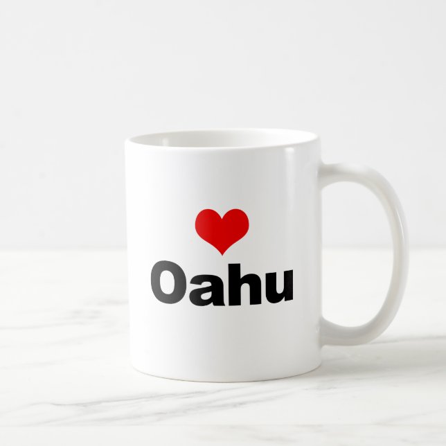 Love Oahu Coffee Mug (Right)