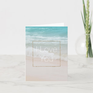 Love Ocean Beach Thank You Card