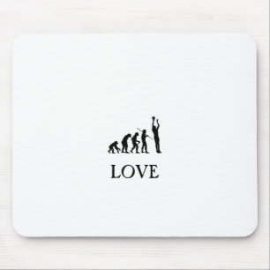 Love of basketball mouse mat