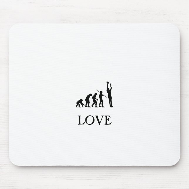 Love of basketball mouse mat (Front)