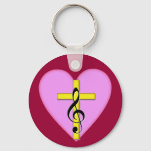 Love of Christian Music Key Ring