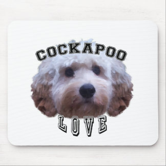 Love of Cockapoo dogs Mouse Mat