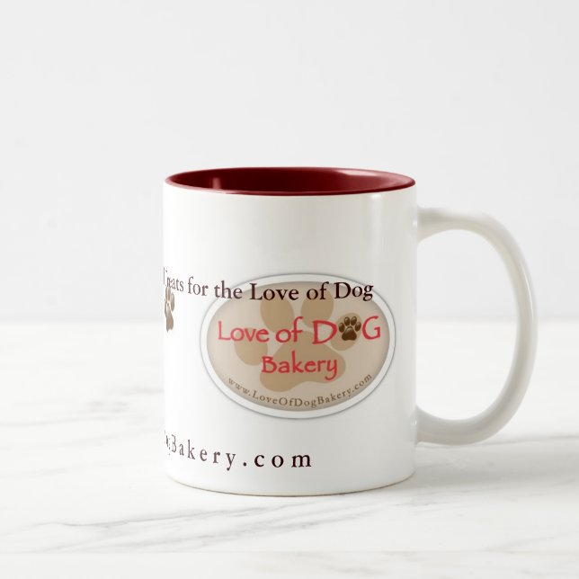 Love of Dog Bakery mug (Right)