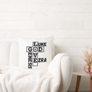 Love Of God Biblical Crossword Cushion
