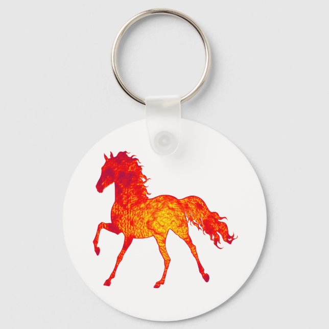 LOVE OF HORSES KEY RING (Front)