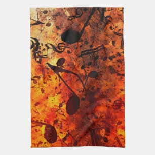 Love Of Music - Musical Notes Tea Towel