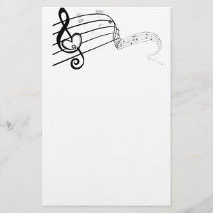 Love of Music Stationery