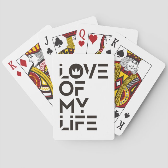 Love of My Life Playing Cards (Back)