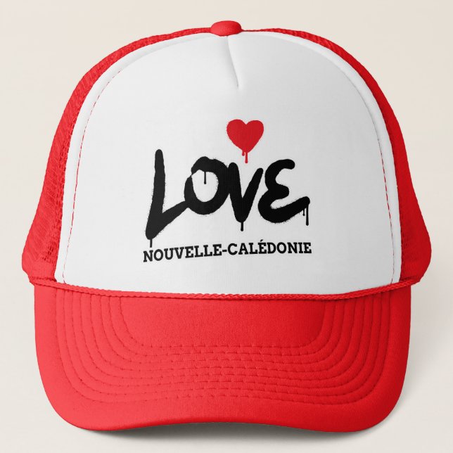 Love of New Caledonia Trucker Hat (Front)