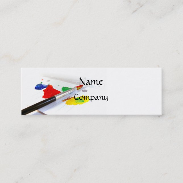 Love Of Painting Business Card (Skinny) (Front)