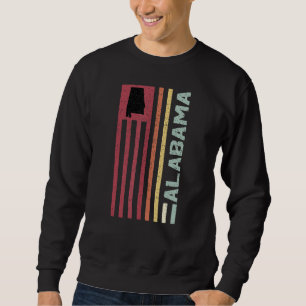 Love Of The State Retro Vacationing Welcome US Map Sweatshirt