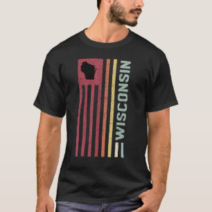 Love Of The State Retro Vacationing Welcome US Map T-Shirt