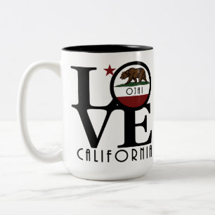 LOVE Ojai California 15oz Two-Tone Coffee Mug