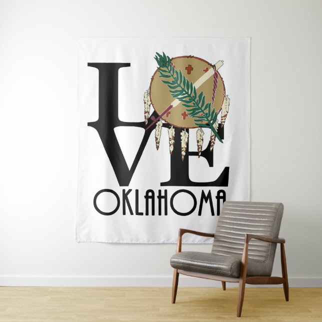 LOVE Oklahoma Tapestry (In Situ)