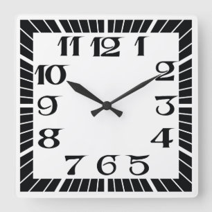 LOVE OLD CLASSIC COLORS by MASANSER PIXELAT Square Wall Clock